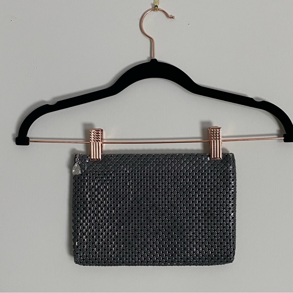 Silky-Smooth - Metal Fabric - Vintage Clutch